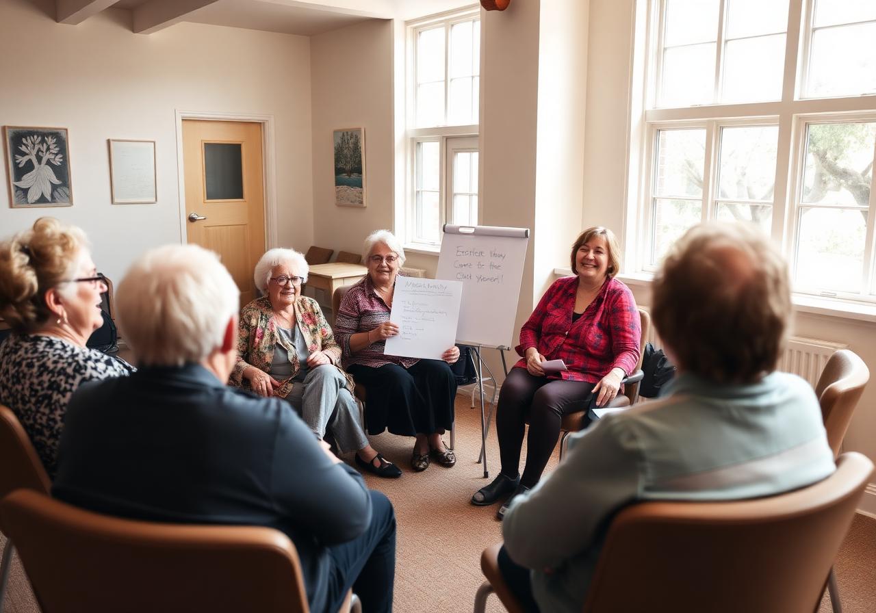 People at a workshop